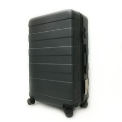 ☆☆ Ryohin Keikaku Co., Ltd. 無印 良品計画 MUJI 無印良品《 ハードキャリーケース 》６３Ｌ / 5～6泊 / スーツケース  / ダークグレー ブラック Sランク