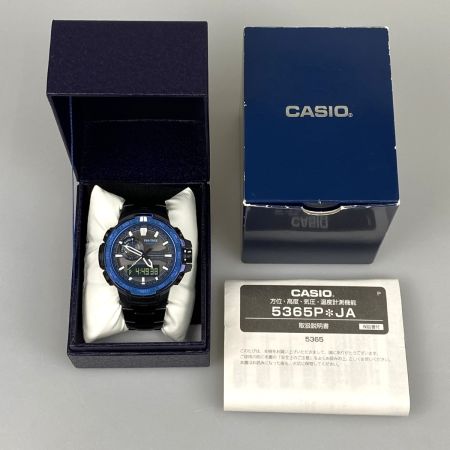  CASIO カシオ PRO TREK 電波ソーラー PRW-6000SYT-1JF 箱・取説付 メンズ 腕時計
