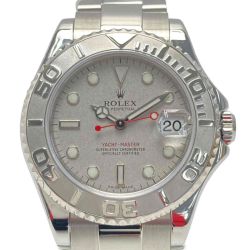 ☆☆ ROLEX ロレックス ヨットマスター ロレジウム F番 Ref:168622 SN:F173288 シルバー 自動巻き ボーイズ 腕時計 箱・ギャランティ有 Aランク
