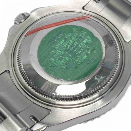  ROLEX ロレックス ヨットマスター ロレジウム F番 168622 シルバー 自動巻き ボーイズ 腕時計 箱・ギャランティ有 Aランク