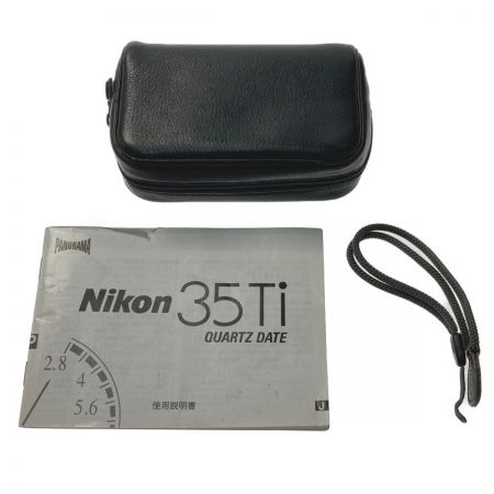  Nikon ニコン 35Ti コンパクト フィルムカメラ ケース付き 35Ti