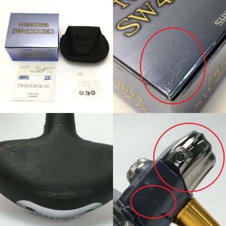  SHIMANO シマノ 09 ツインパワー SW4000XG 箱付き スピニングリール 一部地域を除き送料無料 02324