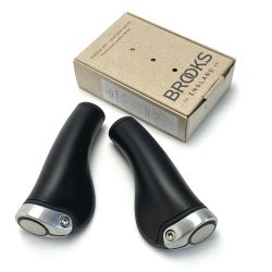 ☆☆ BROOKS ERGON GP1 LEATHER GRIPS エンドグリップ 箱付き Sランク