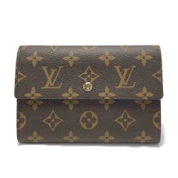 ☆☆ LOUIS VUITTON ルイヴィトン モノグラム ポルト トレゾール・エテュイ パピエ M61202 3つ折り財布 Aランク
