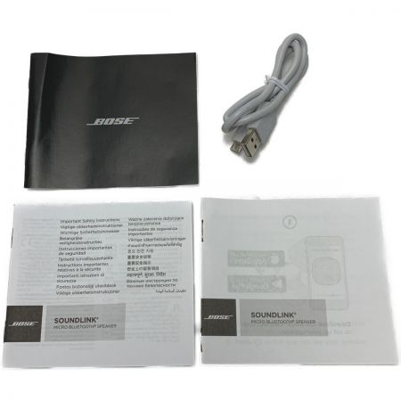  BOSE ボーズ 《 SoundLink Micro Stone ブルートゥーススピーカー 》ミッドナイトブルー