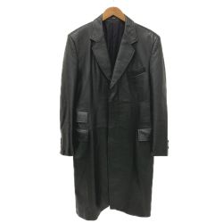 ☆☆ Paul Smith ポールスミス レザーコート 牛革 サイズ M メンズ ブラック Bランク