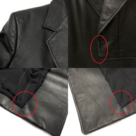  Paul Smith ポールスミス レザーコート 牛革 サイズ M メンズ ブラック