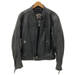 ☆☆ HARLEY-DAVIDSON ハーレーダビッドソン レザー ライダース ジャケット サイズS メンズ 98106-04VM ブラック Bランク