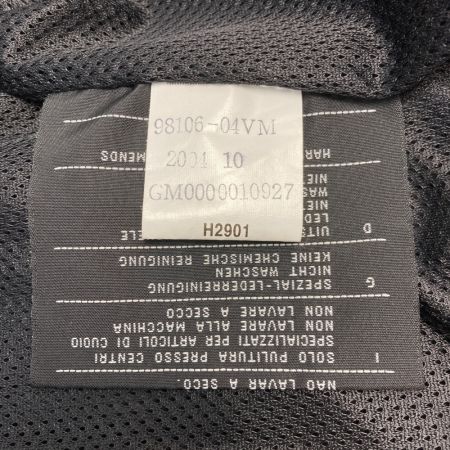  HARLEY-DAVIDSON ハーレーダビッドソン レザー ライダース ジャケット サイズS メンズ 98106-04VM ブラック