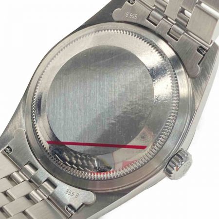  ROLEX ロレックス デイトジャスト K番 SSｘK18WG 16234 シルバー文字盤 自動巻き メンズ 腕時計 Bランク