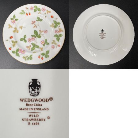  Wedgwood ウェッジウッド 《 ワイルド ストロベリー カップ＆ソーサー / ケーキ皿 》セット