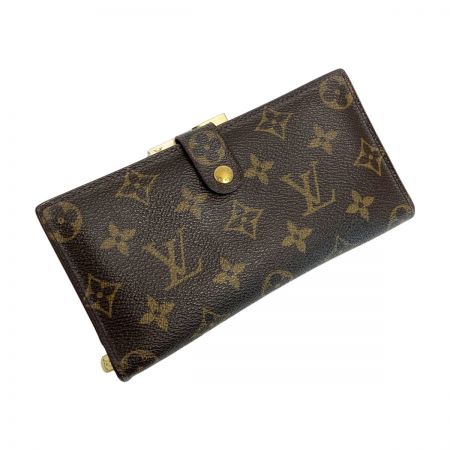  LOUIS VUITTON ルイヴィトン モノグラム コンチネンタル クラッチ T61217 がま口 2つ折り長財布 USA限定