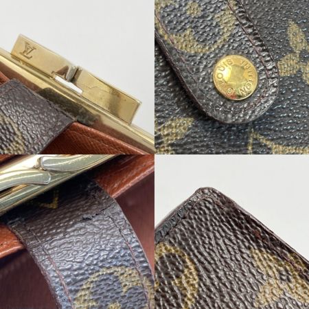 LOUIS VUITTON ルイヴィトン モノグラム コンチネンタル クラッチ T61217 がま口 2つ折り長財布 USA限定