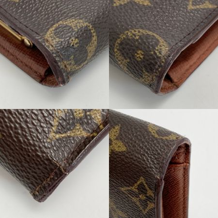  LOUIS VUITTON ルイヴィトン モノグラム コンチネンタル クラッチ T61217 がま口 2つ折り長財布 USA限定