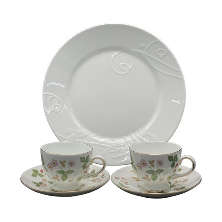 Wedgwood ウェッジウッド ワイルド ストロベリー カップ＆ソーサー ネイチャープレート セット｜中古｜なんでもリサイクルビッグバン