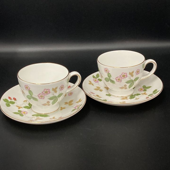 Wedgwood ウェッジウッド ワイルド ストロベリー カップ＆ソーサー ネイチャープレート セット｜中古｜なんでもリサイクルビッグバン