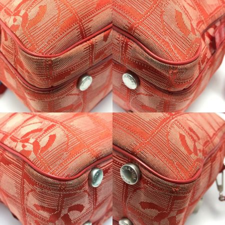  CHANEL シャネル ニュートラベルライン 2WAYバッグ A15970 レッド ナイロン×レザー ギャランティカード有