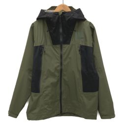 ☆☆ Jack Wolfskin ジャックウルフスキン CLOUDBURST JKT ジャケット M メンズ 5027611-5066803 カーキ×ブラック Sランク