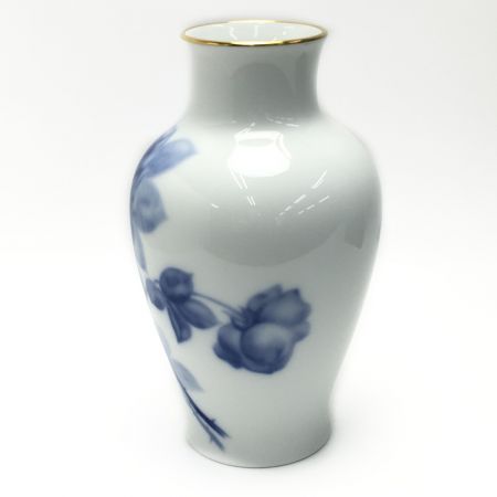  大倉陶園 ブルーローズ花瓶 28cm 20A-8011