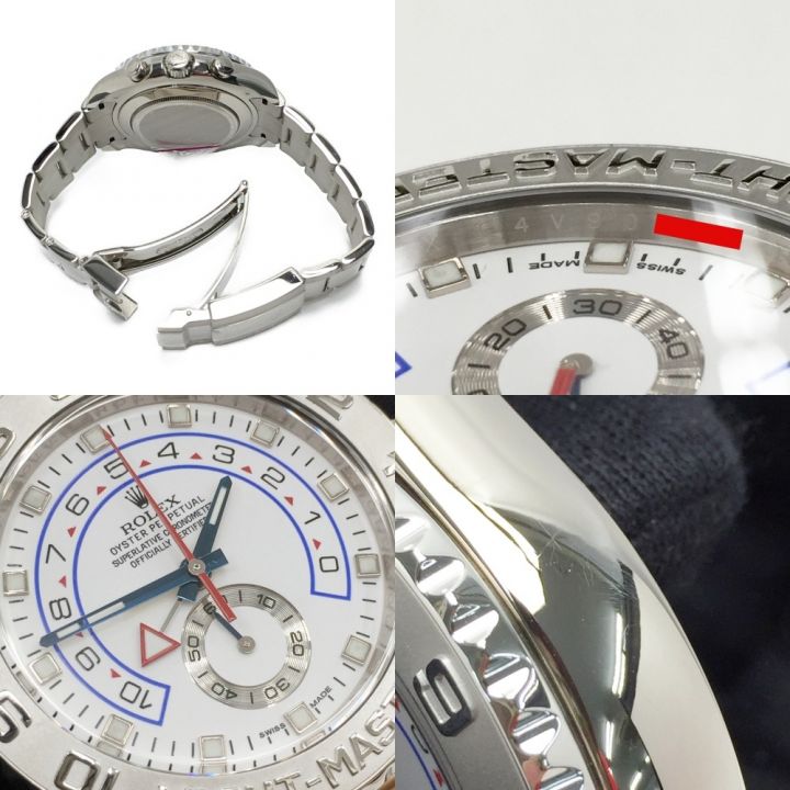 中古】 ROLEX ロレックス ヨットマスター2 116689 ホワイト 自動巻き ...