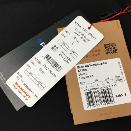  MAMMUT マムート Glider WB Hooded Jacket AF ジャケット XL メンズ 一部地域を除き送料無料 1012-00470 ブラック