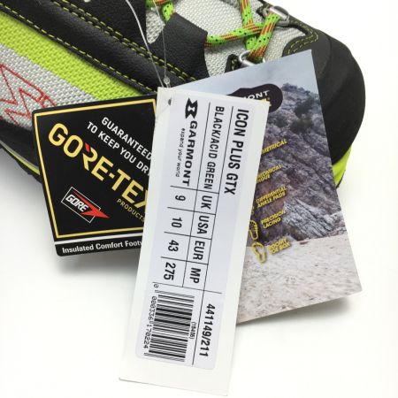  GARMONT ガルモント ICON PLUS GTX トレッキングシューズ 27.5cm メンズ 一部地域を除き送料無料 441149/211 ブラック