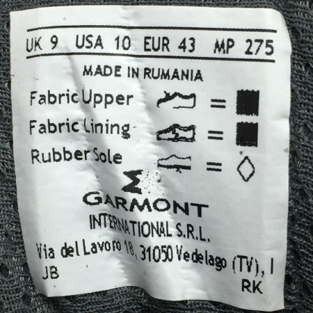  GARMONT ガルモント ICON PLUS GTX トレッキングシューズ 27.5cm メンズ 一部地域を除き送料無料 441149/211 ブラック