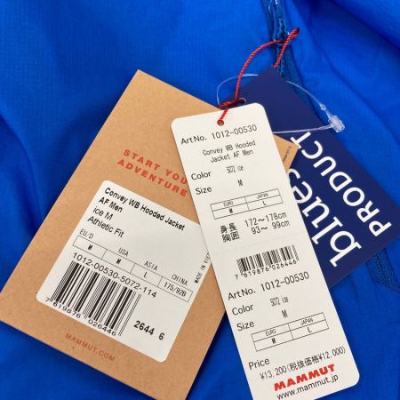  MAMMUT マムート Convey WB Hooded Jacket AF ジャケット L メンズ 1012-00530 ブルー