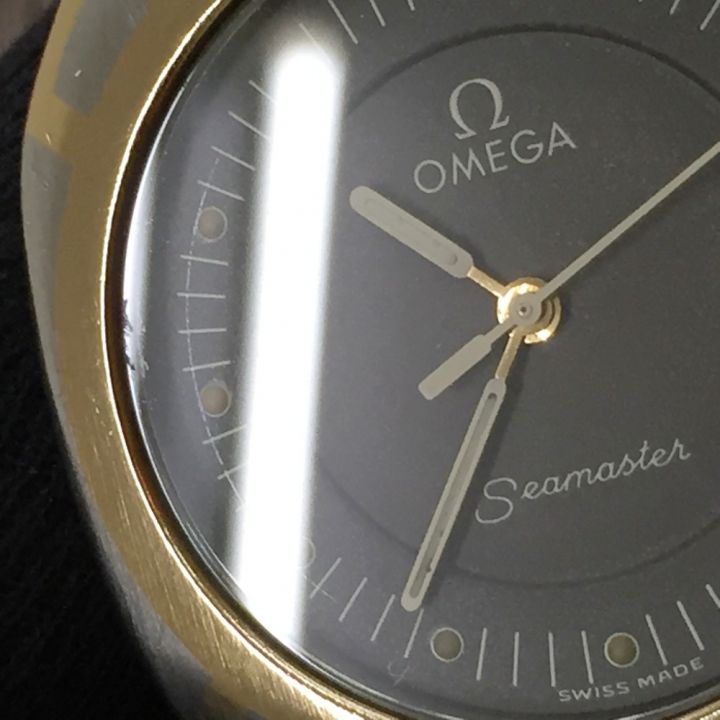 OMEGA オメガ シーマスター ポラリス デイト Ref:396.1022 SS×K18YG クォーツ メンズ 腕時計 ｜中古｜なんでもリサイクルビッグバン