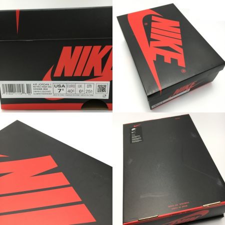  NIKE ナイキ AIR JORDAN 1 RETRO HIGH OG スニーカー 25.5cm メンズ 555088-404 ブラック×ブルー