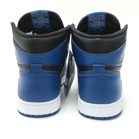  NIKE ナイキ AIR JORDAN 1 RETRO HIGH OG スニーカー 25.5cm メンズ 555088-404 ブラック×ブルー