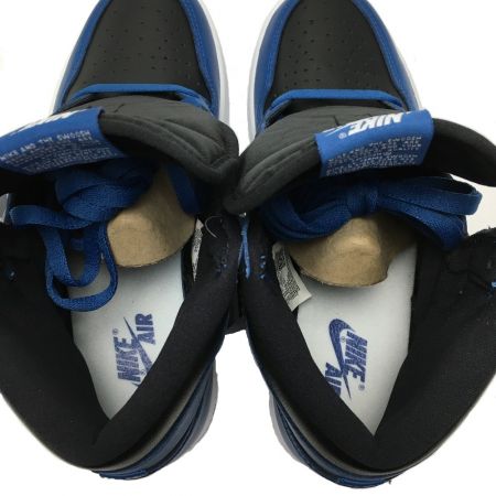  NIKE ナイキ AIR JORDAN 1 RETRO HIGH OG スニーカー 25.5cm メンズ 555088-404 ブラック×ブルー