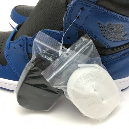 NIKE ナイキ AIR JORDAN 1 RETRO HIGH OG スニーカー 25.5cm メンズ 555088-404 ブラック×ブルー