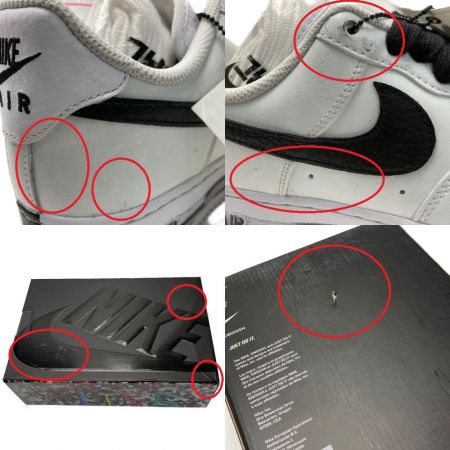  NIKE ナイキ AIR FORCE 1  '07 パラノイズ スニーカー 25.5cm メンズ DD3223 100 ホワイト