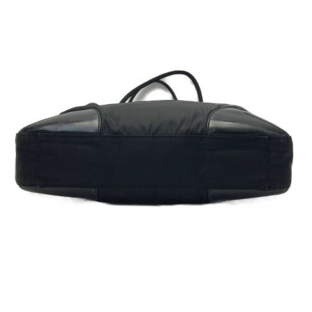  PRADA プラダ ナイロン トートバッグ ブラック TESSUTO レザー NERO