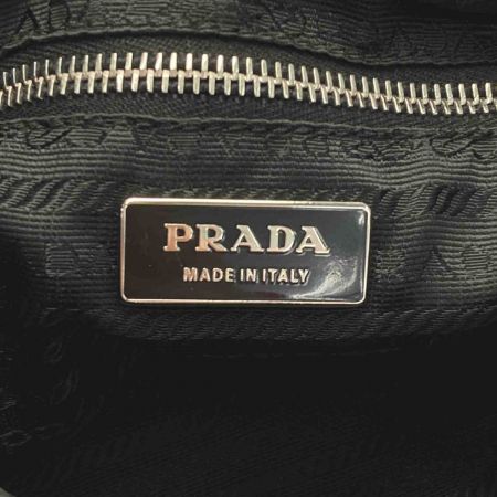  PRADA プラダ ナイロン トートバッグ ブラック TESSUTO レザー NERO