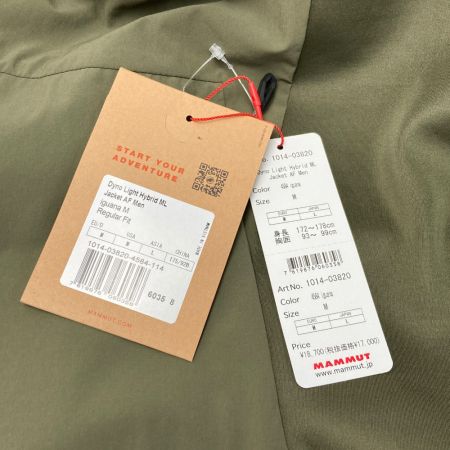  MAMMUT マムート Dyno Light Hybrid ML Jacket AF ジャケット L メンズ 1014-03820 カーキ