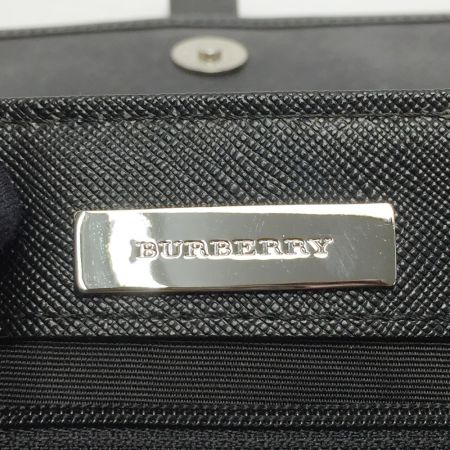  BURBERRY バーバリー ノバチェック ハンドバッグ ヘイマーケットチェック キャンバス×レザー