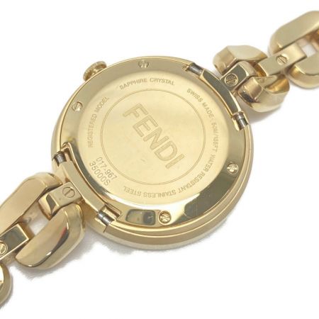 FENDI フェンディ マイウェイ ダイヤベゼル 35000S ホワイトシェル クォーツ レディース 腕時計