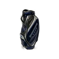☆☆ Bridgestone ブリヂストン キャディバッグ  9.5型  総エナメルモデル 一部地域を除き送料無料 CBG212 ネイビー Sランク
