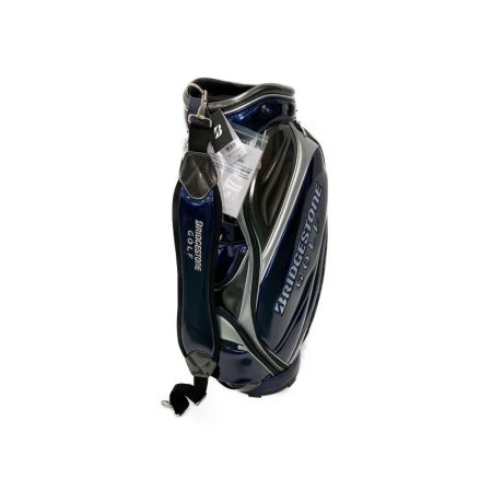  Bridgestone ブリヂストン キャディバッグ  9.5型  総エナメルモデル 一部地域を除き送料無料 CBG212 ネイビー