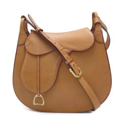 ☆☆ Somes Saddle ソメスサドル ドレッサージュ サドルショルダーM DR-51 キャメル ショルダーバッグ Bランク