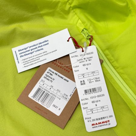 ωω MAMMUT マムート Convey WB Hooded Jacket AF ジャケット L メンズ 1012-00530 ライトグリーン