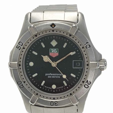 TAG HEUER タグホイヤー プロフェッショナル 200M デイト 962.013F ブラック クォーツ ボーイズ 腕時計