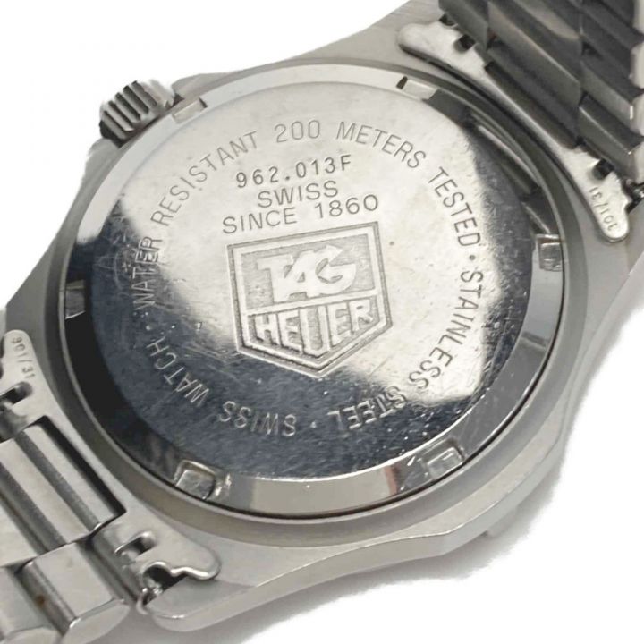 TAG HEUER タグホイヤー プロフェッショナル 200M デイト 962.013F ブラック クォーツ ボーイズ 腕時計 ｜中古｜なんでもリサイクルビッグバン