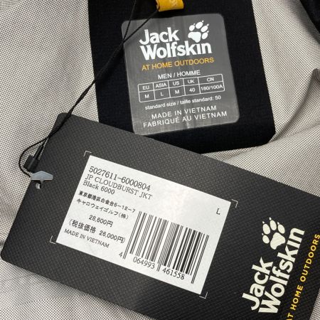  Jack Wolfskin ジャックウルフスキン CLOUDBURST JACKET ジャケット L メンズ 5027611-6000 804 ブラック