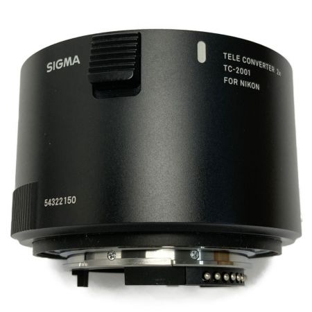  SIGMA シグマ TELE CONVERTER 2× テレコンバーター TC-2001 ニコン用 TC-2001