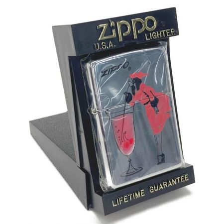 ZIPPO ジッポ ライター WINDY チェリーカクテル 樹脂 1997年製 ウィンディ ケース有