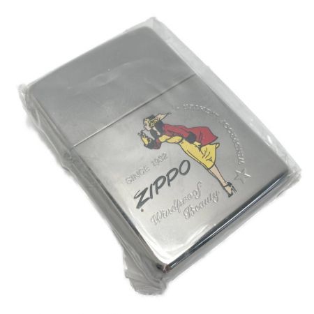 【中古】 ZIPPO ジッポ ライター WINDY SILVER PLATE 1995年製