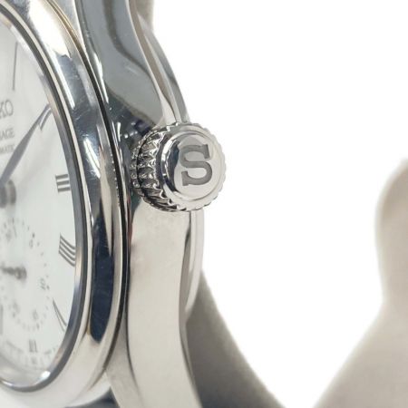  SEIKO セイコー プレザージュ 琺瑯 裏スケ SARW035 ホワイト 自動巻き メンズ 腕時計 箱・取説有